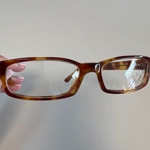 Golden tortoise Versace eyeglasses Model 3003